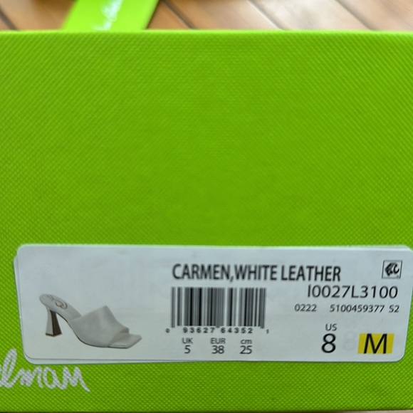 Sam Edelman Women's Carmen Heeled Sandal white - Picture 5 of 5